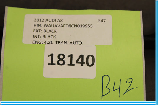 11-18 Audi A8 Right Side Dash Dashboard Switch Trim Cover Panel Oem