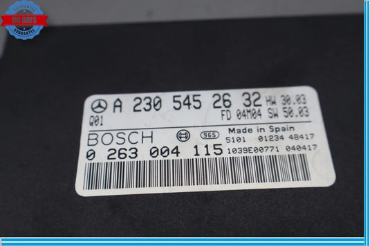 03-06 Mercedes R230 SL500 SL55 AMG Park Parking Assist Control Module Unit Oem