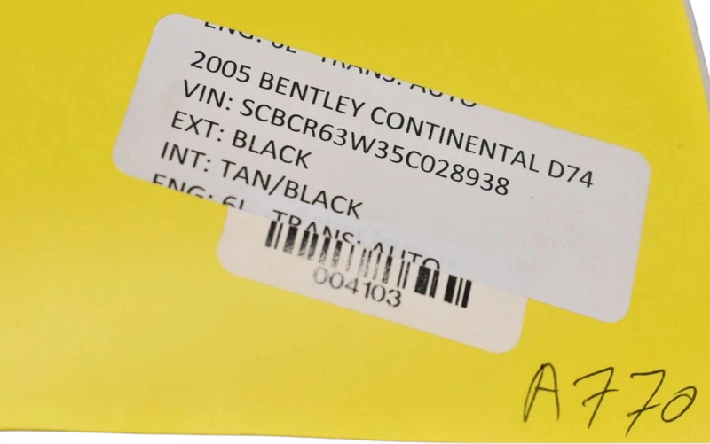 Load image into Gallery viewer, 03-10 Bentley Continental GT Coupe Rear Left Driver Side Seat Belt Retractor OEM
