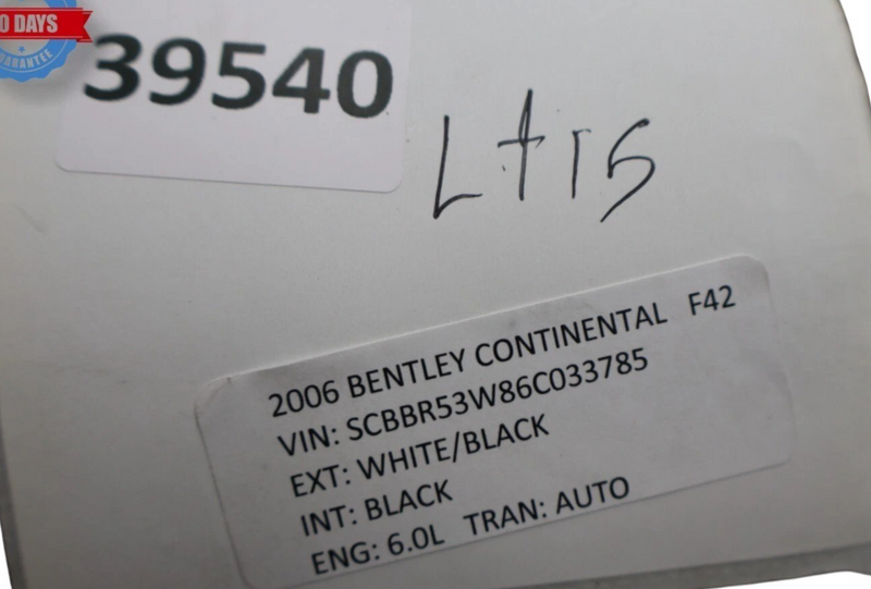 Load image into Gallery viewer, 03-10 Bentley Continental GT Coupe Rear Trunk Upper Liner Carpet Trim Panel Oem
