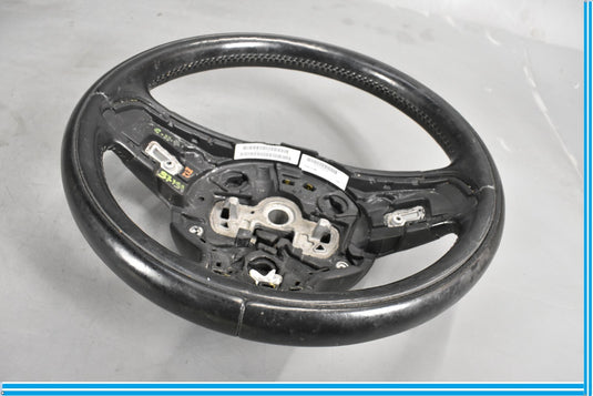 10-18 Jaguar XJ XJL X351 Steering Wheel Handle Black Leather Oem