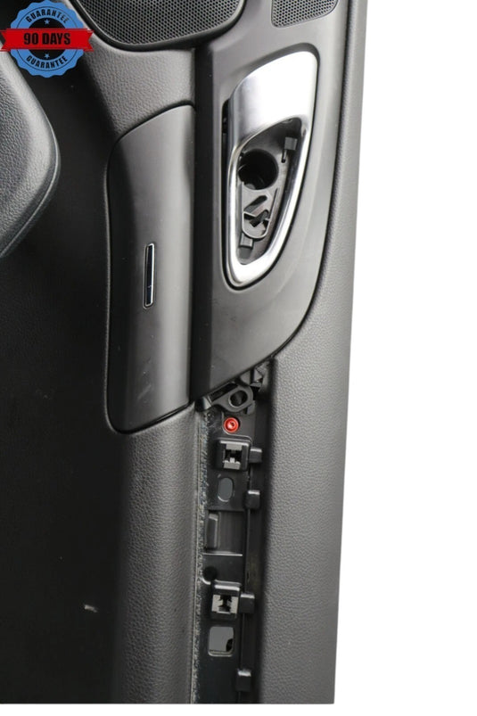 11-18 Porsche Cayenne 958 Turbo S Rear Right Side Interior Door Panel Black Oem