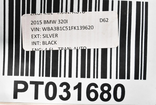 12-18 BMW 320i 328i Front Dashboard Instrument Panel Cover Black 51459247992 Oem