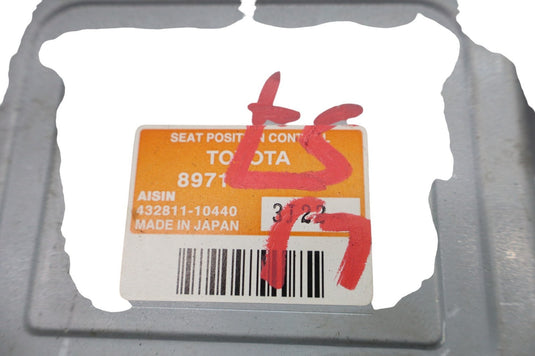 02-10 Lexus SC430 Front Left Driver Side Seat Position Control Module Unit Oem