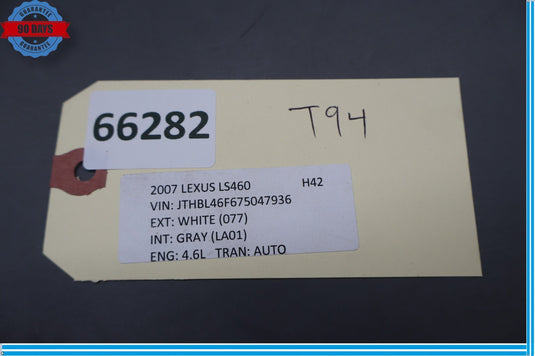 07-12 Lexus LS460 XF40 Front Right Passenger Side Door Sill Scuff Plate Trim Oem