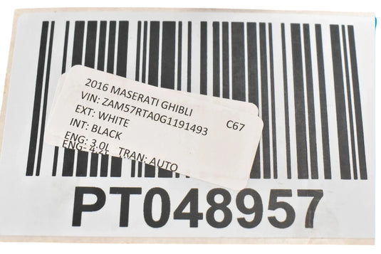 14-19 Maserati Ghibli Front Right Side Door Panel Trim Cover 105804409 Oem