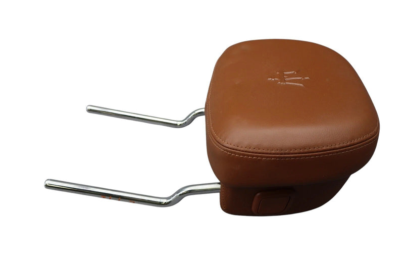 Load image into Gallery viewer, 14-20 Maserati Ghibli Front Left Driver Side Seat Headrest Head Rest Brown Oem

