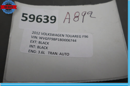 11-16 Volkswagen VW Touareg Rear View Backup Camera Release Switch Oem