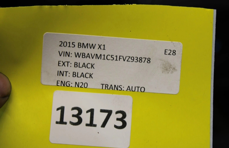 Load image into Gallery viewer, 12-15 BMW E84 X1 Front Left Driver Side Exterior Door Shell Panel Black Oem
