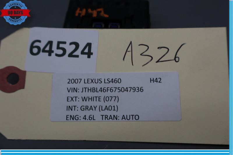 Load image into Gallery viewer, 07-12 Lexus LS460 Instrument Cluster Trip Reset Switch Button 8497550030 Oem
