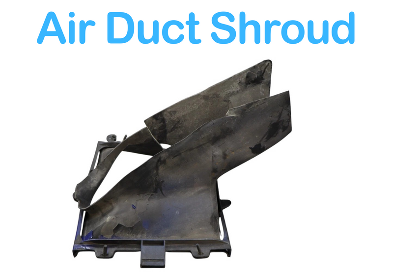 Load image into Gallery viewer, 03-11 Bentley Continental Left Driver Side Intercooler Air Duct Shroud Black OEM
