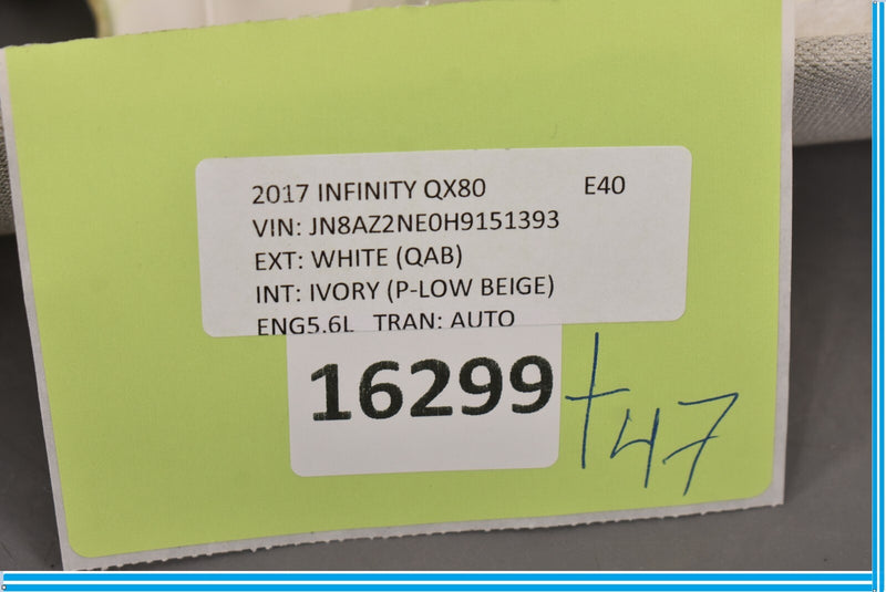 Load image into Gallery viewer, 11-17 Infiniti QX56 QX80 Front Right Passenger Side A Pillar Trim Panel Oem
