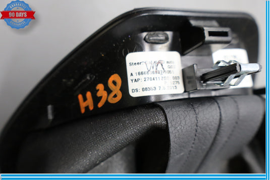 12-19 Mercedes X166 GL450 Steering Wheel Column Cover Bezel Boot Black Oem