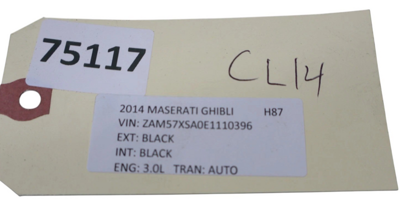 Load image into Gallery viewer, 14-17 Maserati Ghibli Front Left Driver Side Lower Bottom Seat Cushion Black Oem
