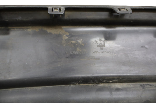 14-19 Maserati Ghibli Rear Bumper Center Lower Molding Trim Panel 670010777 Oem