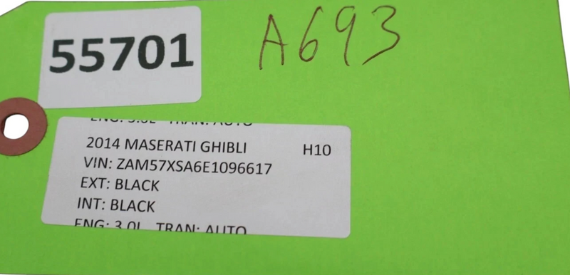 Load image into Gallery viewer, 14-21 Maserati Ghibli Rear Right Side Exterior Door Handle 670005440 Oem
