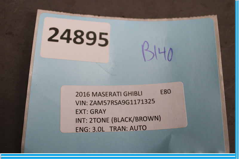 Load image into Gallery viewer, 14-17 Maserati Ghibli Rear Overhead Dome Light Reading Lamp Module Black Oem
