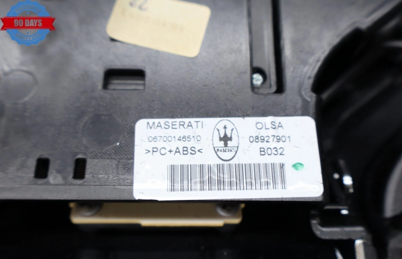 Load image into Gallery viewer, 14-17 Maserati Ghibli M157 Interior Overhead Dome Light Lamp Cover Black Oem
