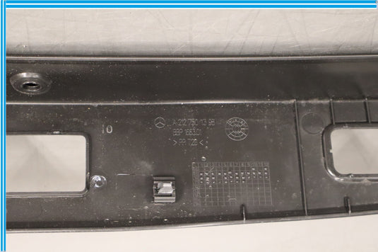 10-16 Mercedes E350 E500 E550 Rear Trunk Tailgate Trim Cover Sill Oem