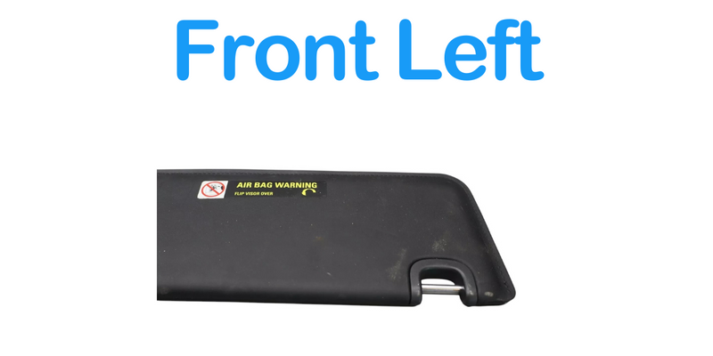 Load image into Gallery viewer, 03-18 Bentley Continental Front Left Side Sun Visor Sunvisor Shade Black Oem

