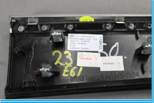 09-15 BMW 750Li F01 F02 Right Passenger Dash Dashboard Trim Panel Oem