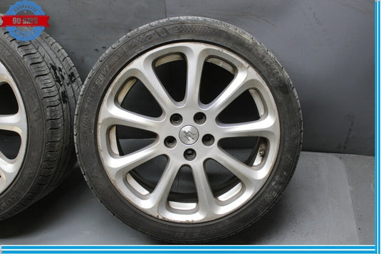05-12 Maserati Quattroporte M139 Front R19" 9 Spoke Wheel Set 19x10.5J Oem