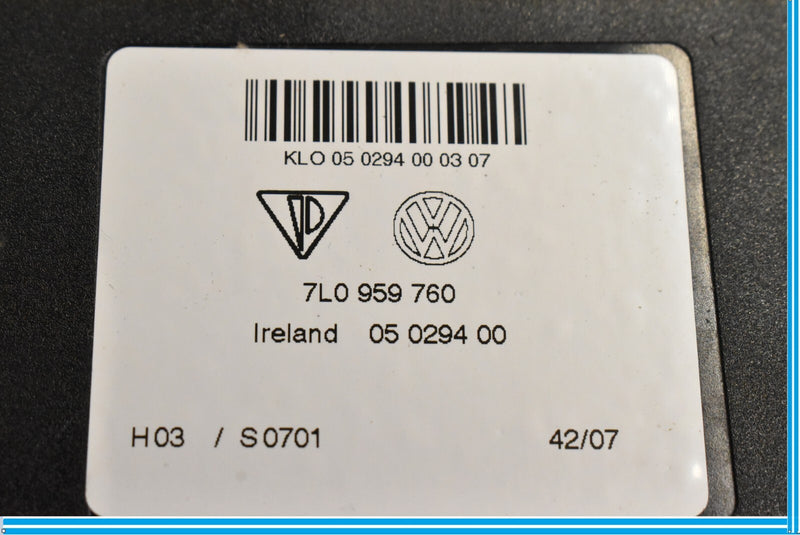 Load image into Gallery viewer, 03-10 Porsche Cayenne Front Right Passenger Seat Control Module 7L0959760 Oem
