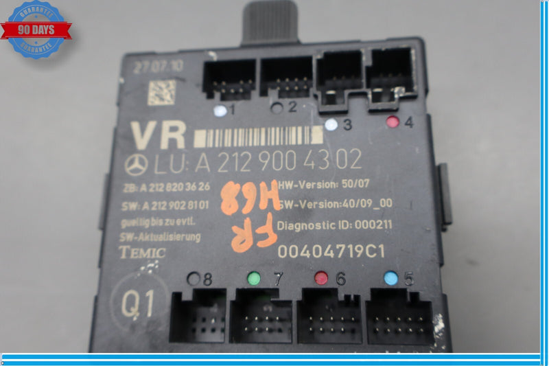 Load image into Gallery viewer, 08-18 Mercedes E350 E550 Front Right Side Door Control Module 2129004302 Oem
