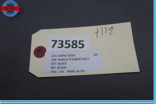 10-13 BMW  535i GT xDrive Front Right Side Shield Seat Switch Cover Trim Oem