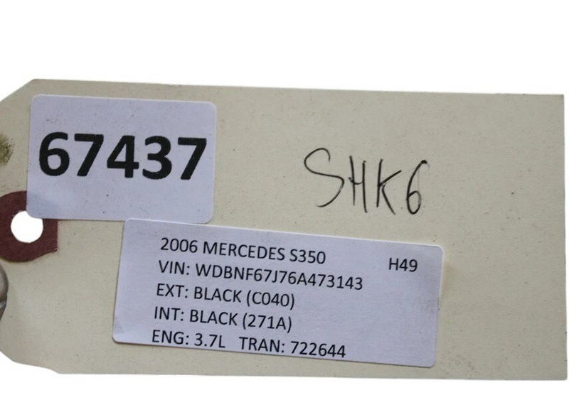 Load image into Gallery viewer, 00-06 Mercedes S350 S500 S600 Front Left Shock Absorber Strut Airmatic Black Oem
