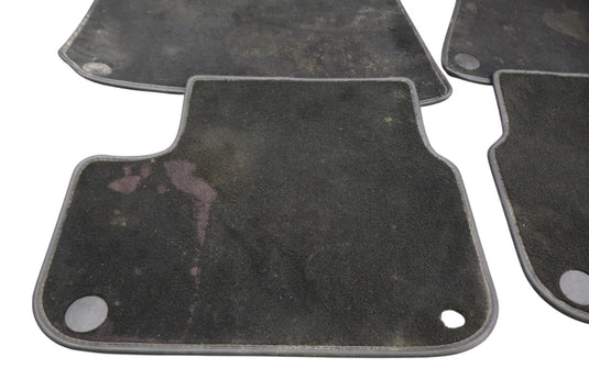 14-17 Maserati Ghibli Front Rear Floor Carpet Mats 4PC Black 673004328 Oem