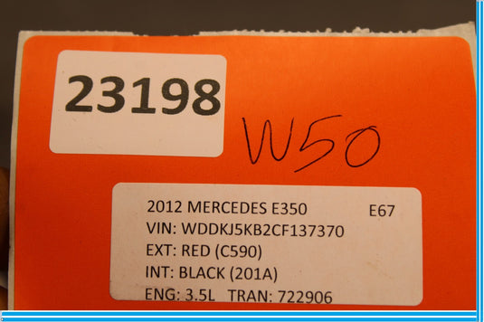 10-17 Mercedes E350 E550 W207 Coupe Front Left Door Window Regulator Oem