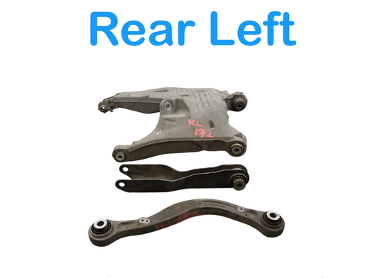 13-22 Land Rover Range Rover Sport Rear Left Side Suspension Control Arm Set Oem