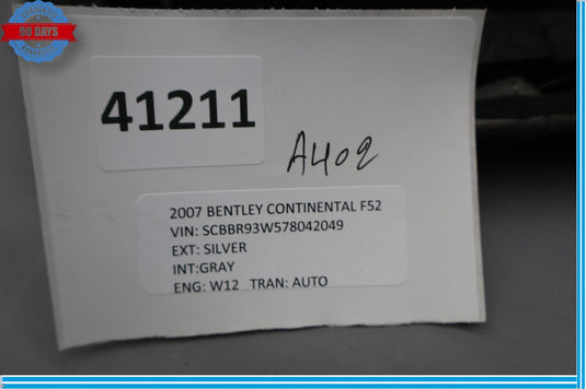 03-12 Bentley Continental GT GTC Rear Overhead Dome Light Sunroof Control Oem