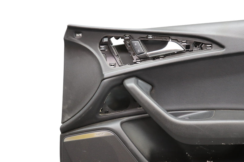 Load image into Gallery viewer, 12-18 Audi A6 Quattro Front Right Passenger Side Interior Door Panel Black Oem
