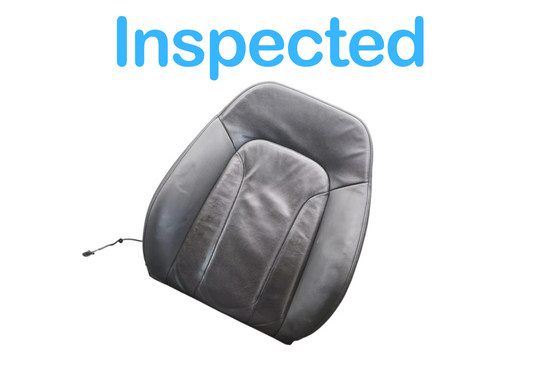 07-15 Audi Q7 Front Left Driver Side Upper Seat Back Cushion Black 8E0881891 Oem