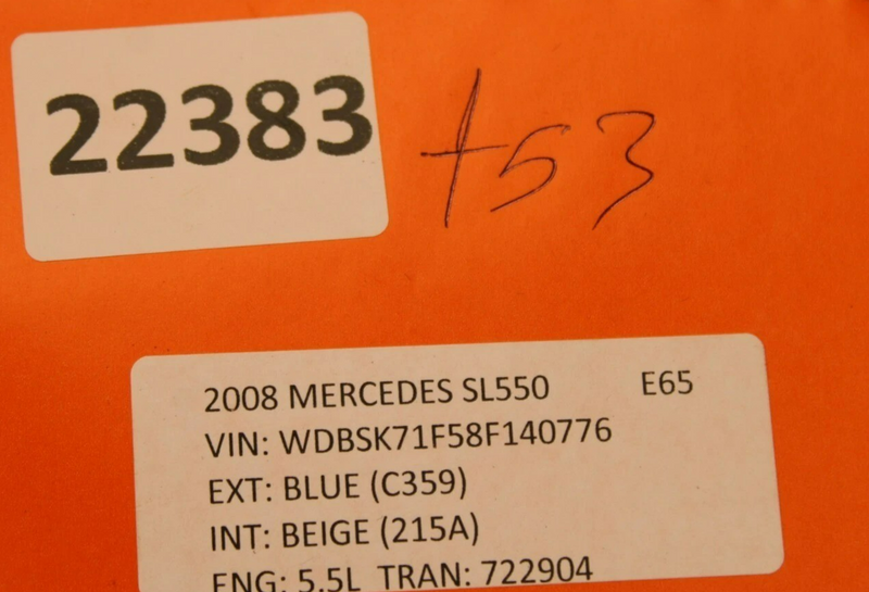 Load image into Gallery viewer, 07-12 Mercedes SL550 SL600 Front Left Side Center Console Molding Trim Cover Oem
