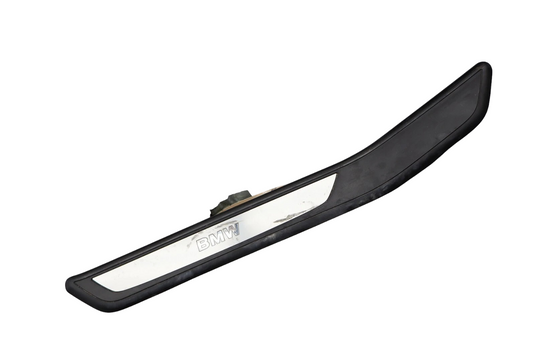 09-15 BMW 740i 750Li Rear Left Driver Side Door Sill Scuff Plate Trim Black Oem