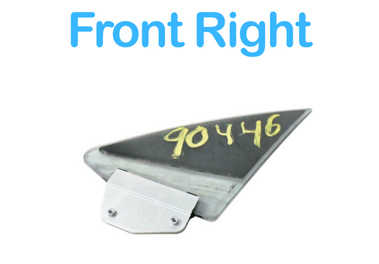 03-10 Bentley Continental GT Coupe Front Right Side Door Vent Window Glass Oem