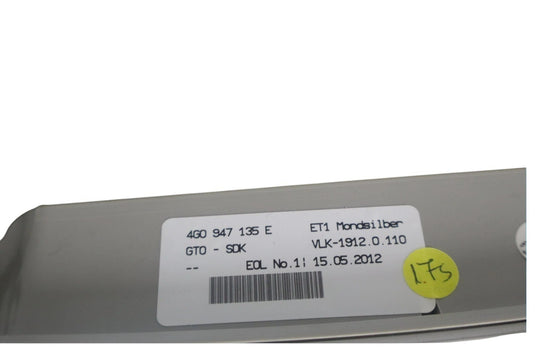 12-18 Audi A7 Roof Overhead Console Dome Light Lamp Panel Switch Assembly OEM