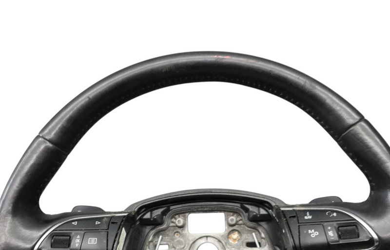 Load image into Gallery viewer, 11-18 Audi A8L A8 Quattro Steering Wheel Black 4H0419091AA Oem
