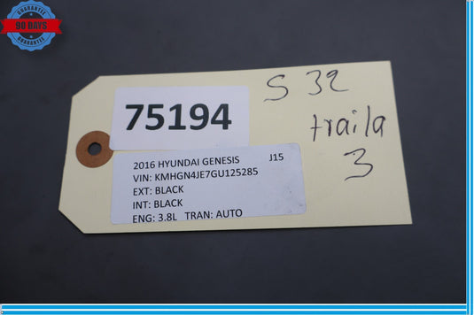 15-17 Hyundai Genesis Rear Right Passenger Side Interior Door Panel Trim Oem