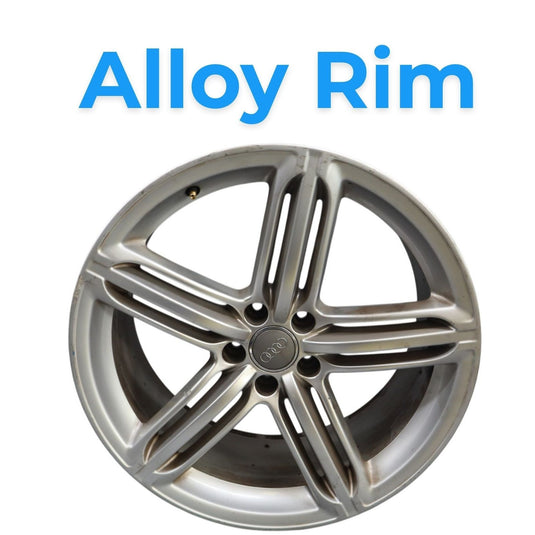 11-15 Audi A8 Quattro 20 Inch 5 Spoke Alloy Wheel Rim 9J X 20 H2 4H0601025T Oem
