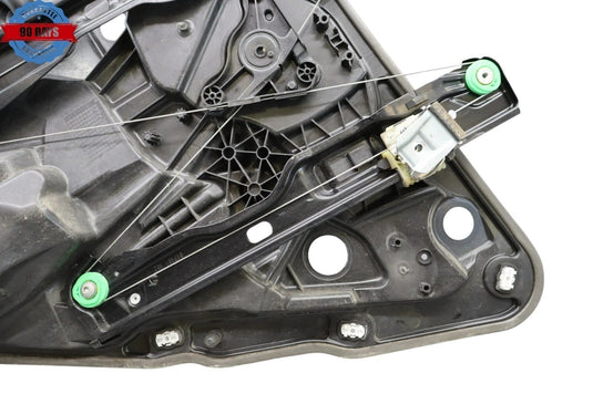 11-17 Volkswagen VW Touareg Rear Left Side Door Window Regulator & Panel Oem