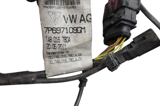 11-14 Volkswagen Touareg VW Front Bumper Parking Sensor Wire Wiring Harness Oem