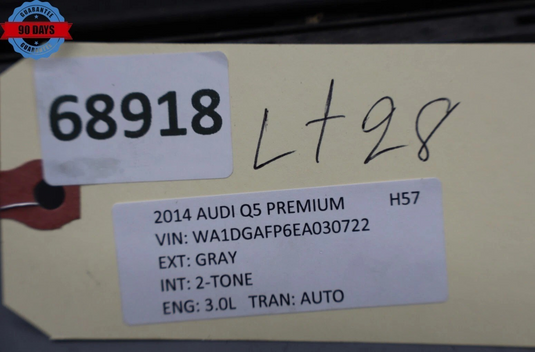 09-17 Audi Q5 SQ5 Front Right Side Lower Door Trim Molding Cover OEM