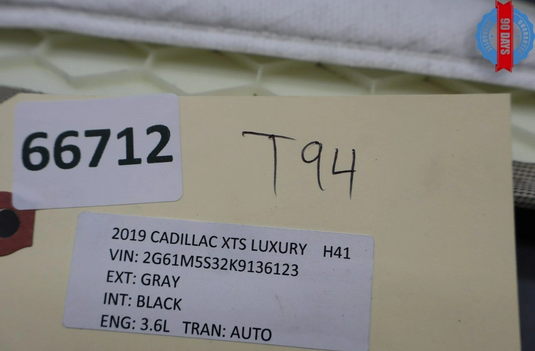 13-19 Cadillac XTS Rear Right Side Upper C-Pillar Trim Quarter Cover Panel Oem