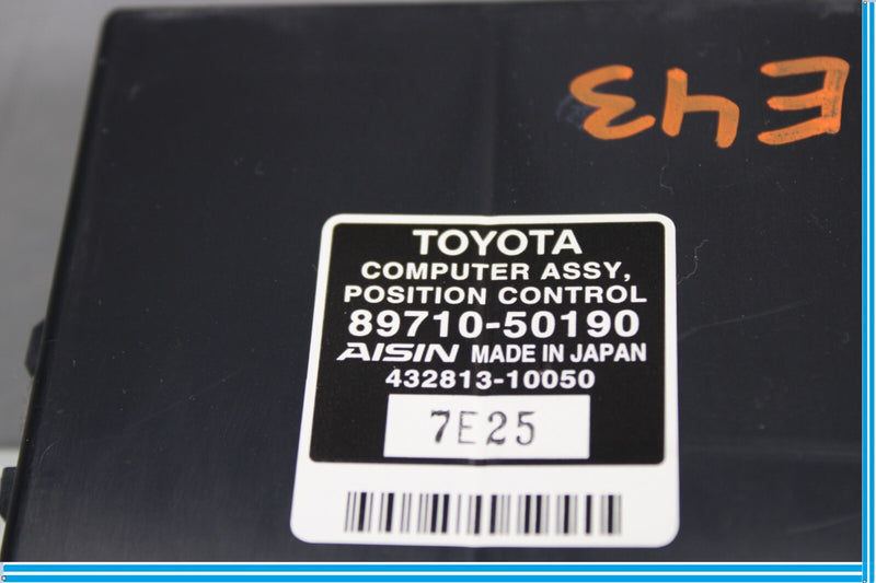 Load image into Gallery viewer, 07-09 Lexus LS460 Rear Left Seat Mounted Position Control Module Oem
