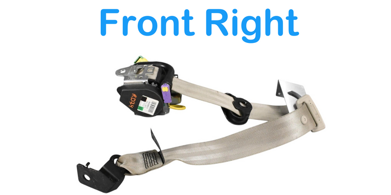 Load image into Gallery viewer, 03-10 Bentley Continental Front Right Passenger Side Seat Belt Seatbelt Oem
