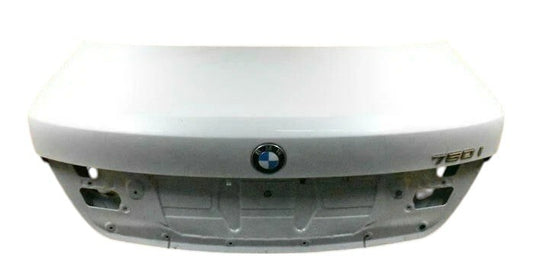 16-22 BMW 750i F01 Rear Tailgate Shell Trunk Lid Cover Panel White Oem